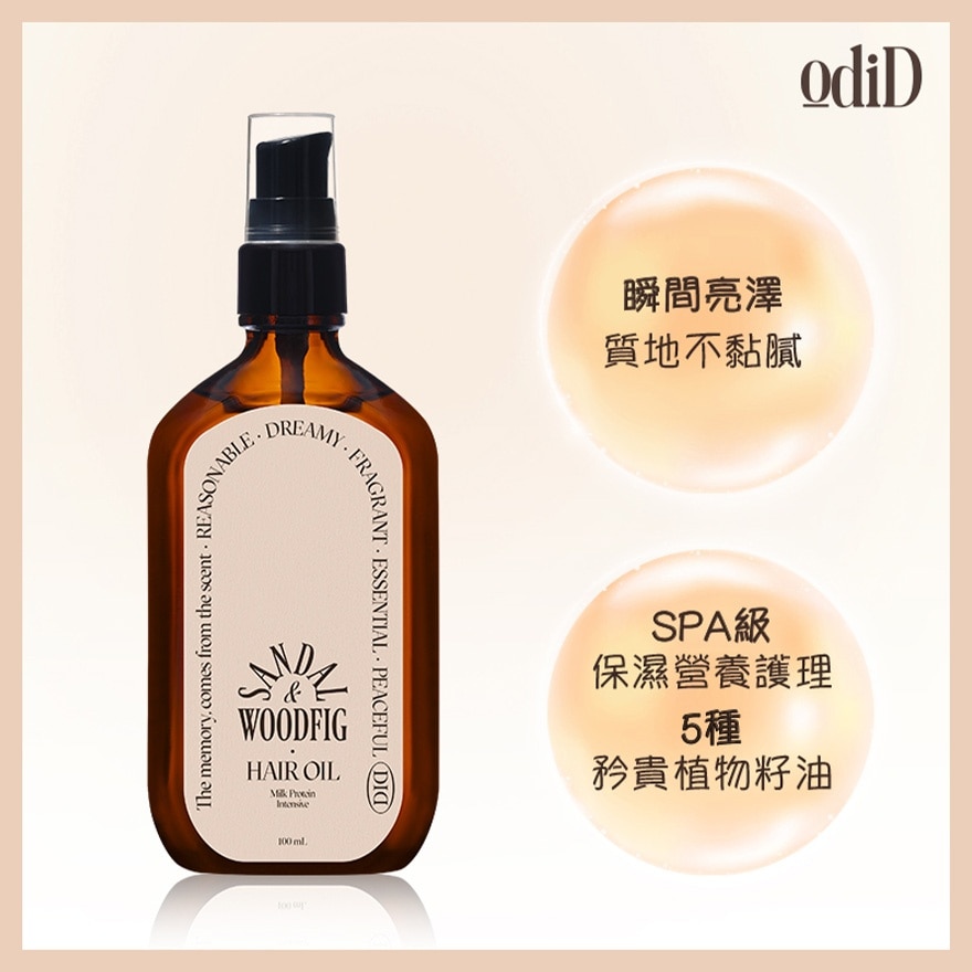 MILK PROTEIN INTENSIVE HAIR OIL SANDAL WOODFIG