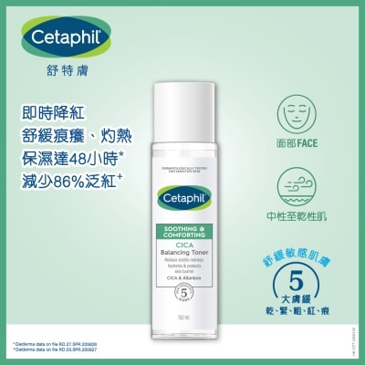 CETAPHIL 舒特膚 積雪草舒敏平衡健膚水 150毫升