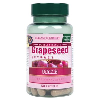 HOLLAND&BARRETT GRAPESEED EXTRACT VN 100MG 50S