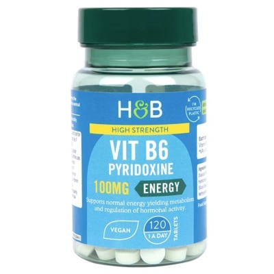 HOLLAND&BARRETT HS VITAMIN B6 PYRIDOXINE 100MG 120S