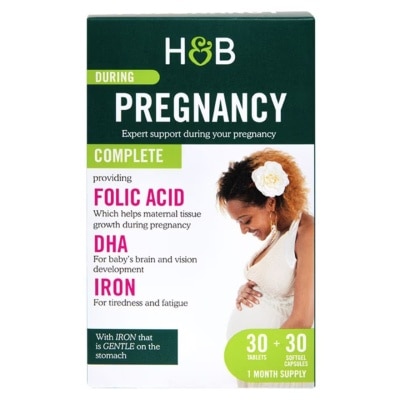 HOLLAND&BARRETT PREGNANCY COMPLETE 30 TABLETS + 30S