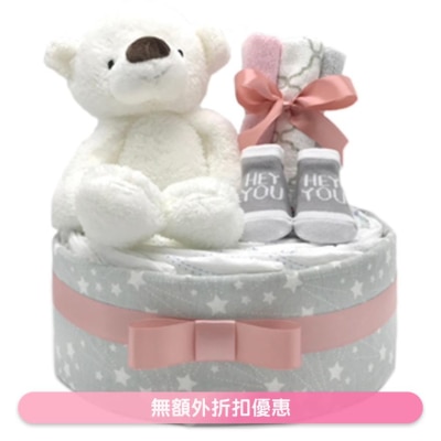 The Gift THE GIFT 1 Tier Diaper Cake WSGM1T015 (Supplier Delivery – within 4 working days)