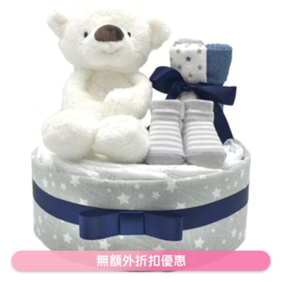 The Gift THE GIFT 1 Tier Diaper Cake WSGM1T014 (Supplier Delivery – within 4 working days)