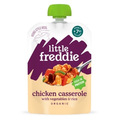 LITTLE FREDDIE Organic Chicken Casserole with vegetable & rice 130g