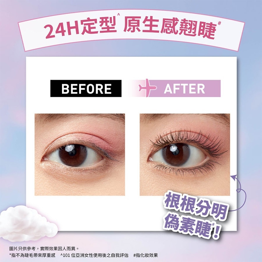 Sky High Lash Magnifying Primer  Clear Black  (24H Curl + Set, Smudge Proof, Water Proof)