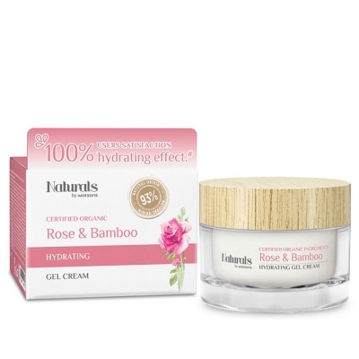 NATURALS BY WATSONS ROSE & BAMBOO HYDRATING GEL CREAM 50G