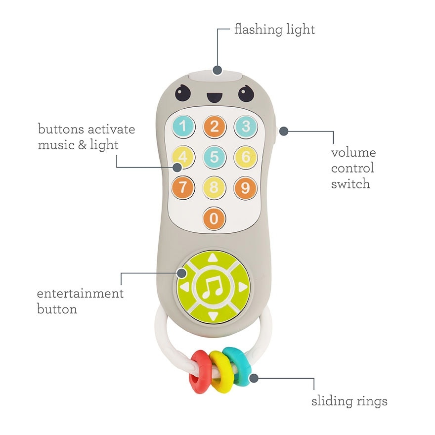 Music & Light Pretend Remote Control(SUPPLIER DELIVERY–7 WORKING DAYS)