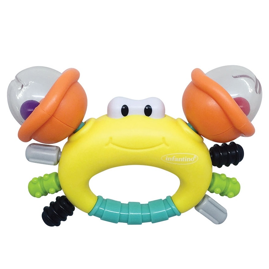 RATTLE & TEETHER SAND CRAB(SUPPLIER DELIVERY–7 WORKING DAYS)