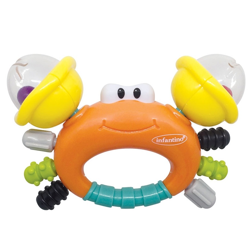 RATTLE & TEETHER SAND CRAB(SUPPLIER DELIVERY–7 WORKING DAYS)