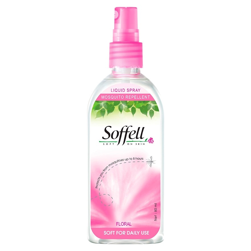 SOFFELL MOSQUITO REPELLENT SPRAY 80ML - FLORAL