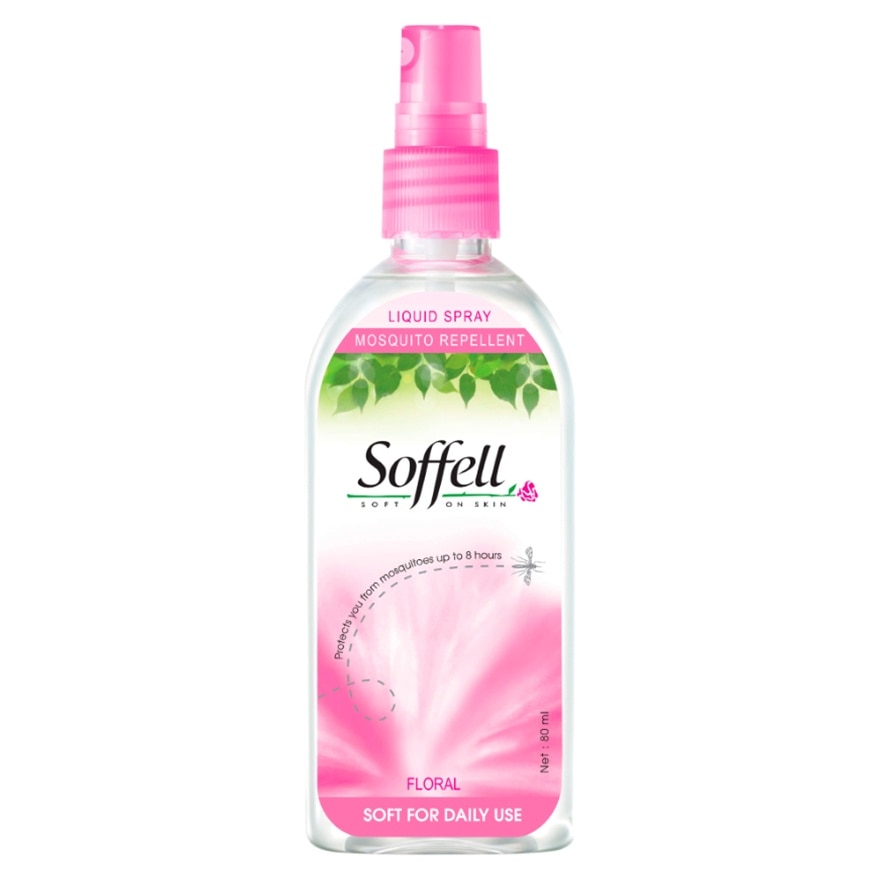 SOFFELL MOSQUITO REPELLENT SPRAY 80ML - FLORAL