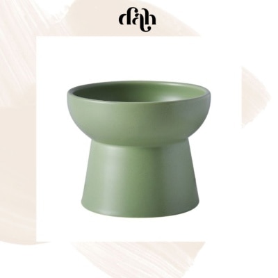 DAH Elevated Ceramic Feeding Bowl with Wooden Frame｜Buy $399 Free 1 steamed Chicken or Duck Fillet(Supplier Delivery)
