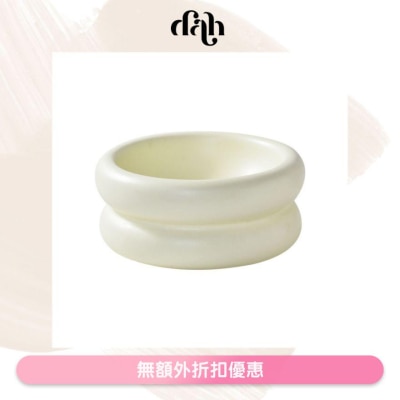 DAH Donut Shaped Ceramic Feeding Bowl｜Buy upon $399 get cat house Cream WSDTW003(Supplier Delivery – within 5 working days)