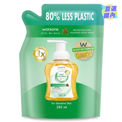 屈臣氏 松木抗菌泡沫洁手液补充装