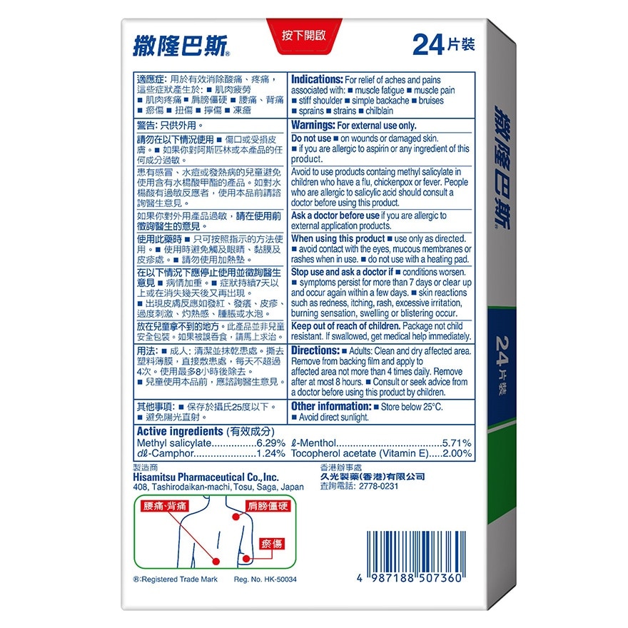 SALONPAS LARGE 24'S