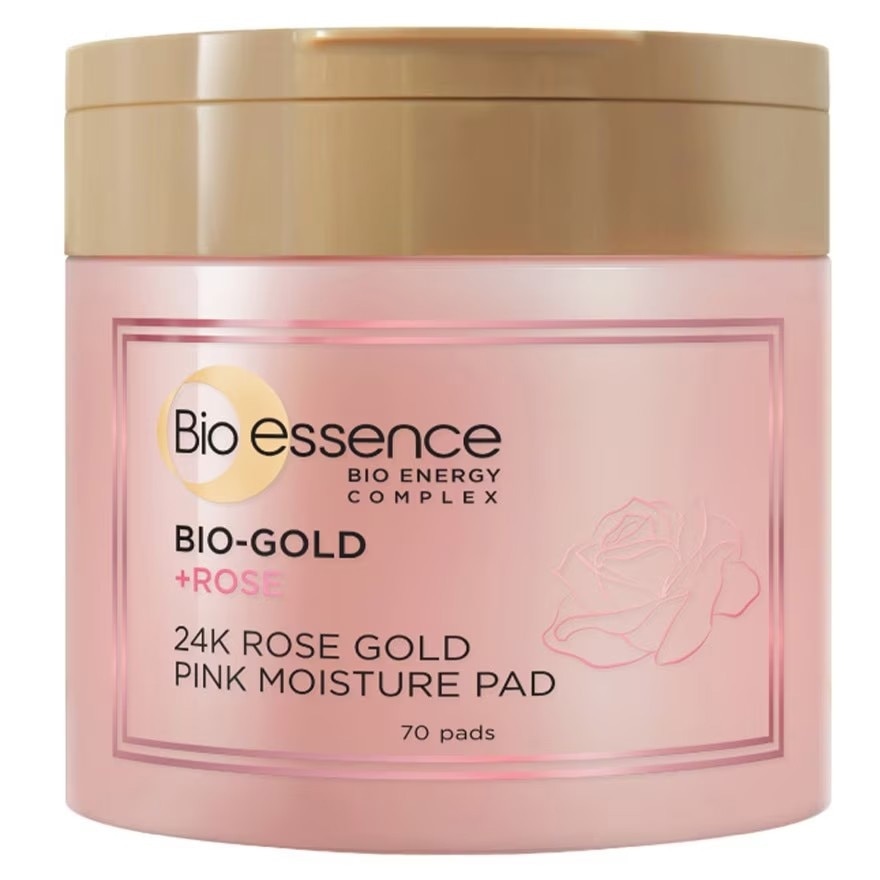 Bio-Gold 24K Rose Gold Pink Moisture Pad 70pads