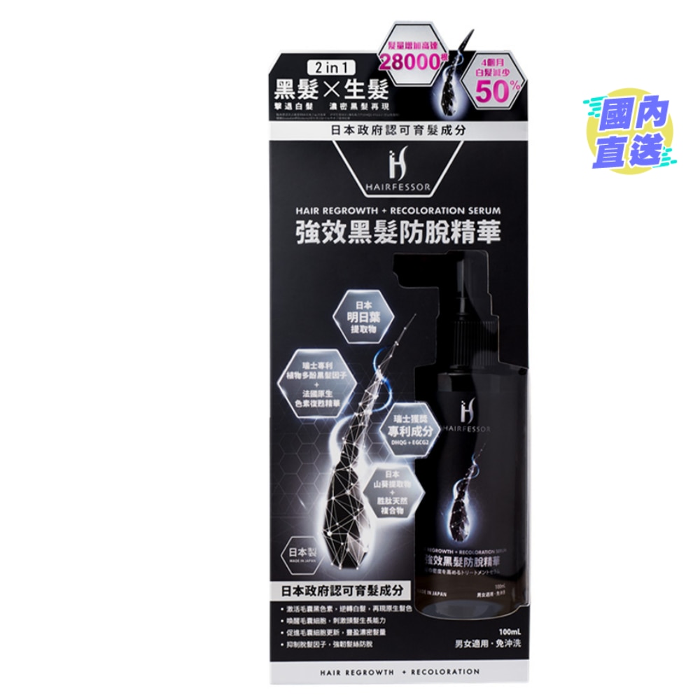 HAIRFESSOR HAIR REGROWTH+RECOLORATION SERUM 100ML