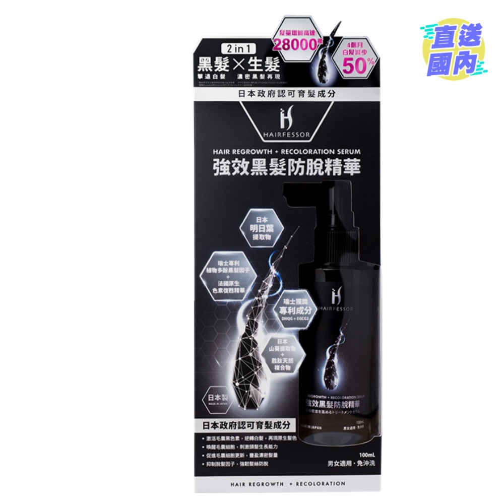 HAIRFESSOR HAIR REGROWTH+RECOLORATION SERUM 100ML