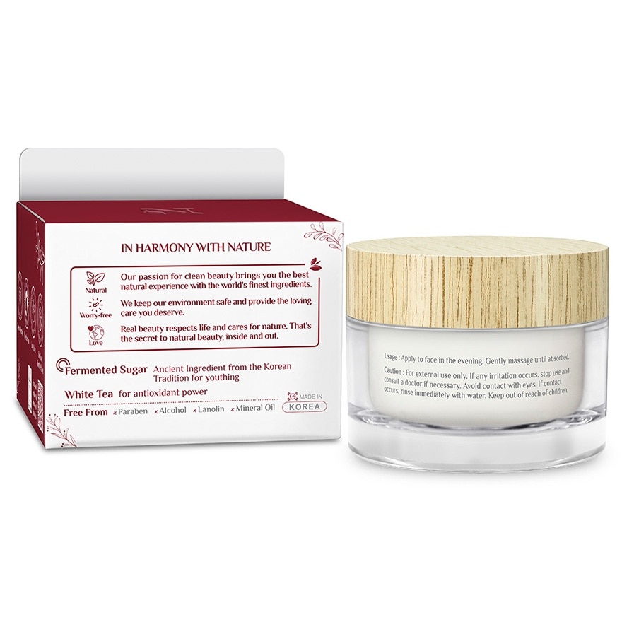 FERMENTED SUGAR & WHITE TEA YOUTHING NIGHT CREAM