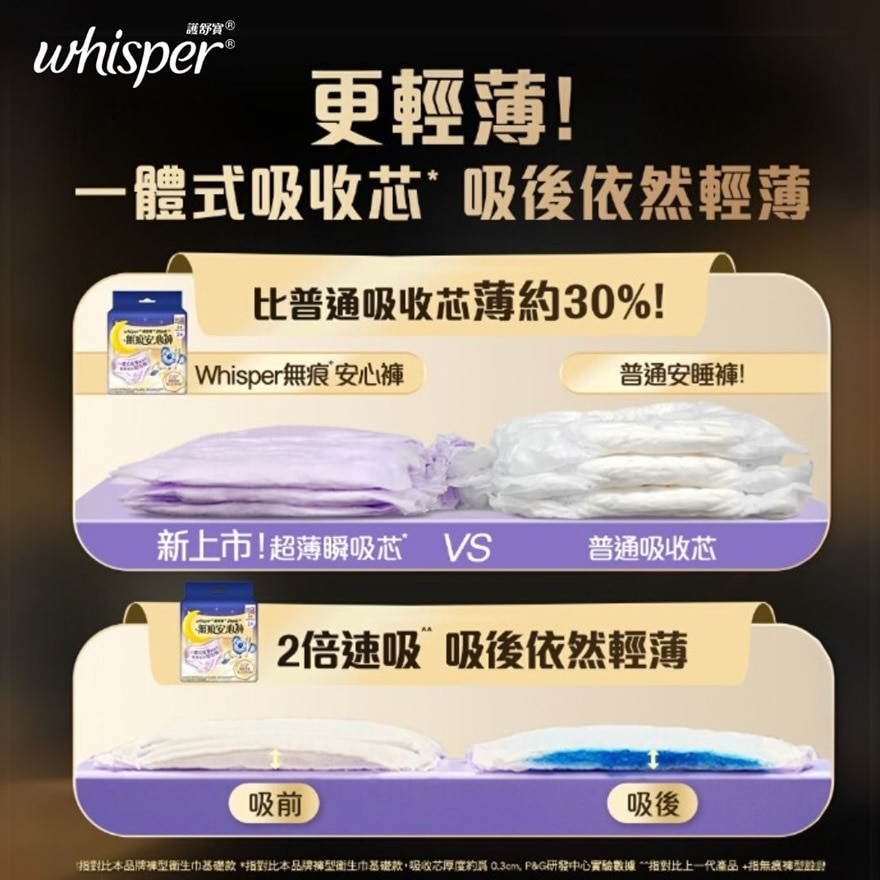 護舒寶無痕安心褲均碼6片