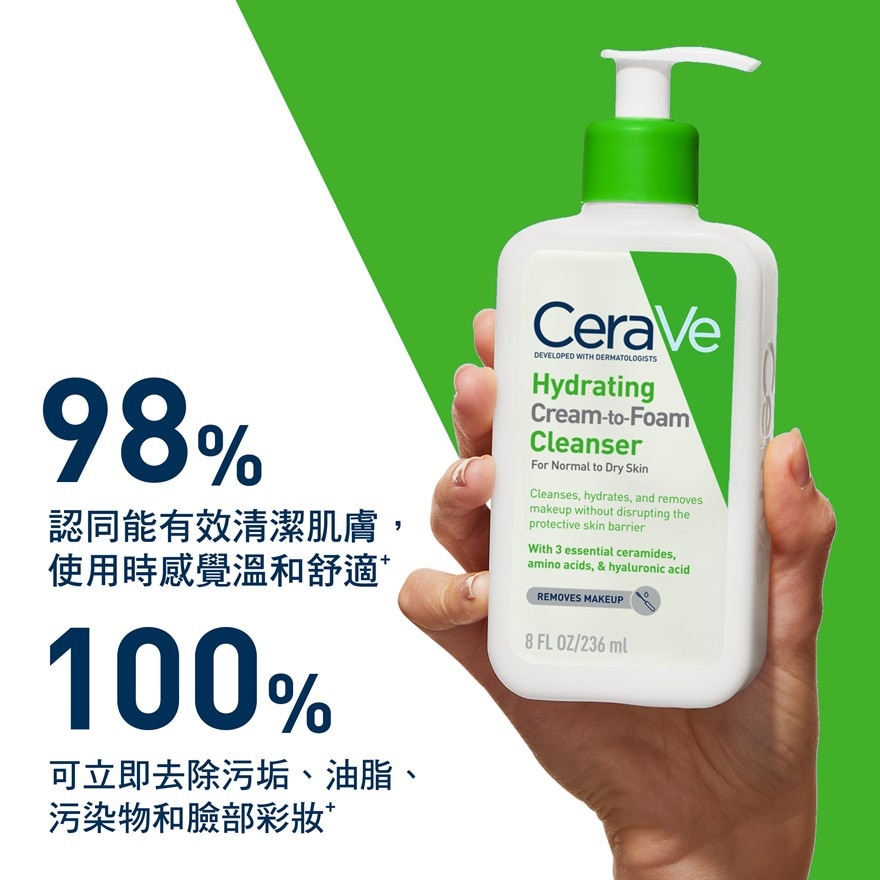 CeraVe 温和洗卸二合一洁肤露 236ml