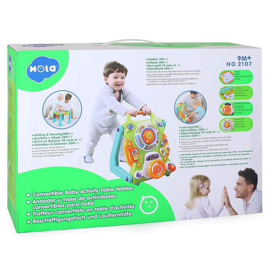 HOLA ACTIVITY TABLE WALKER(SUPPLIER DELIVERY–10 WORKING DAYS)