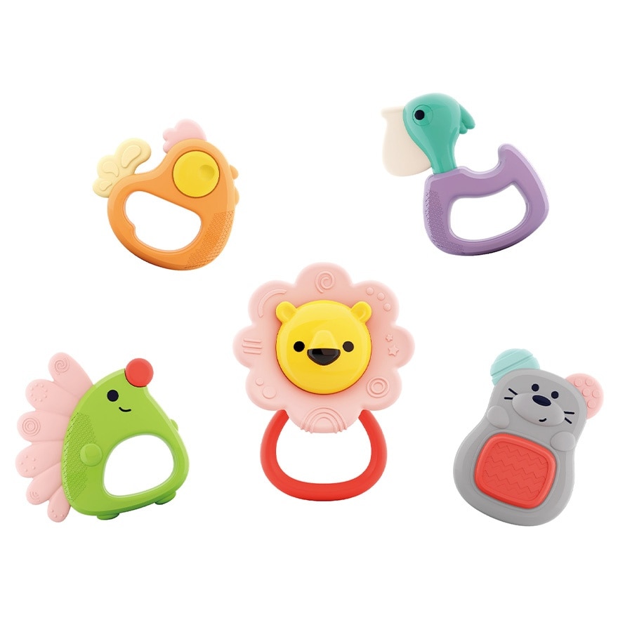 HOLA FOREST BABY TEETHER 5 PCS(SUPPLIER DELIVERY–10 WORKING DAYS)