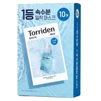 TORRIDEN 桃瑞丹 5D微分子玻尿酸保湿面膜 (10入)