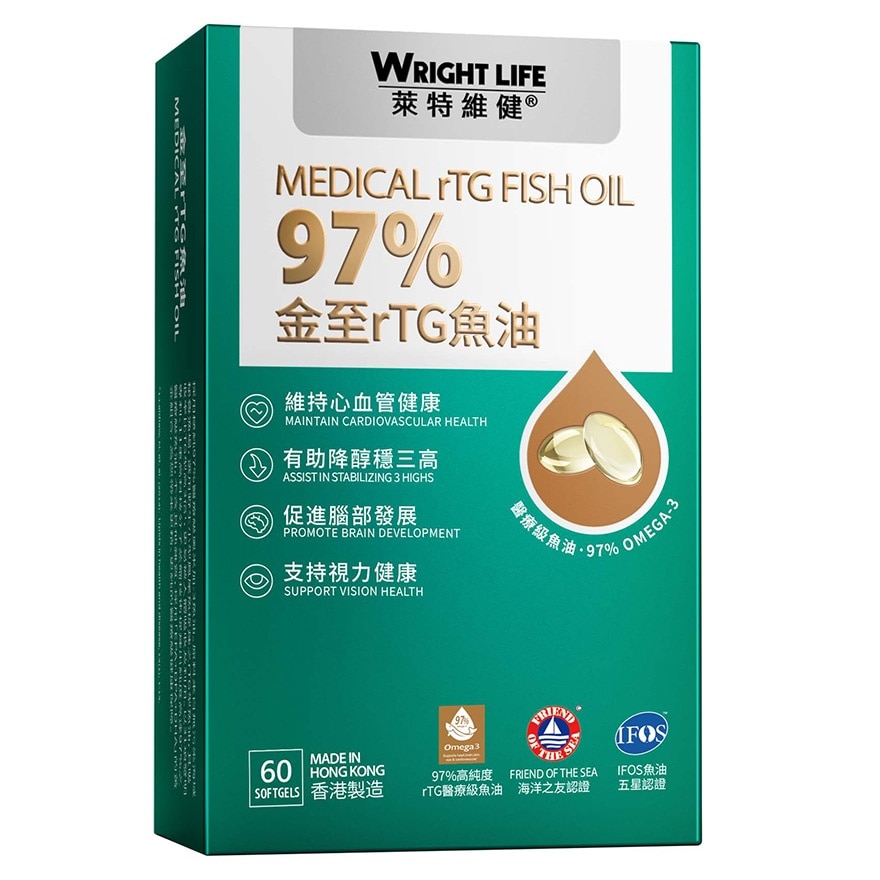 金至RTG魚油 60粒