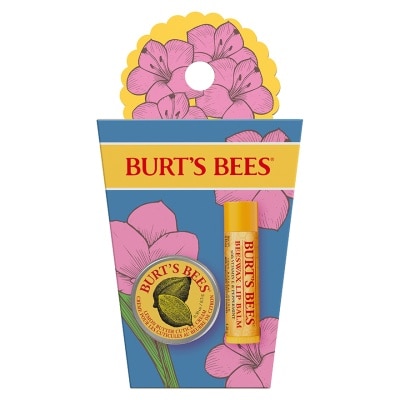 BURT'S BEES 季節限定 - 蜜蠟修護套裝 (蜜蠟潤唇膏 + 檸檬油護甲霜)