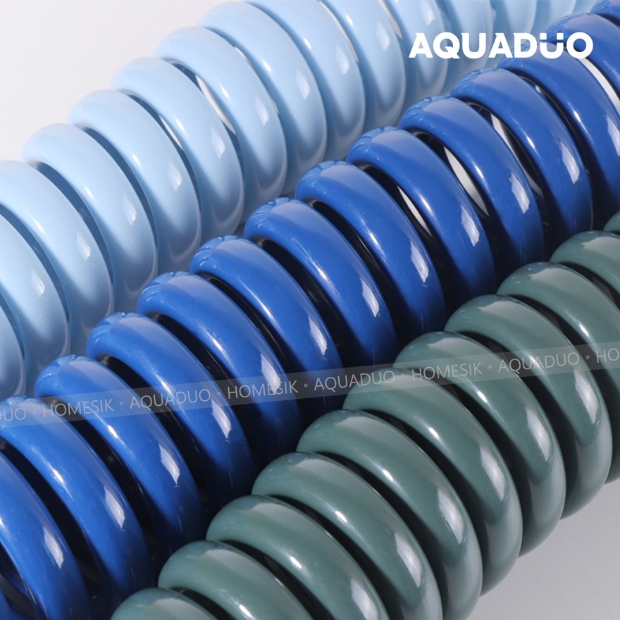 SPRING SHOWER HOSE 3M-SKY BLUE (SUPPLIER DELIVERY–5 WORKING DAYS;FREE DELIVERY UPON $500)