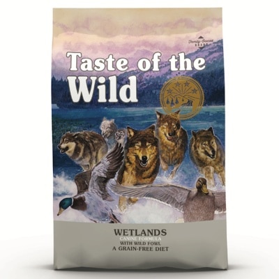 TASTE OF THE WILD 無穀物烤鴨肉+烤鵪鶉肉+煙燻火雞肉配方(成犬糧)2kg｜買滿指定金額$200$300$400送精美禮物1份｜狗糧($300免運;商家直送-5個工作天內送到府上) ($300免運;商家直送-5個工作天內送到府上)