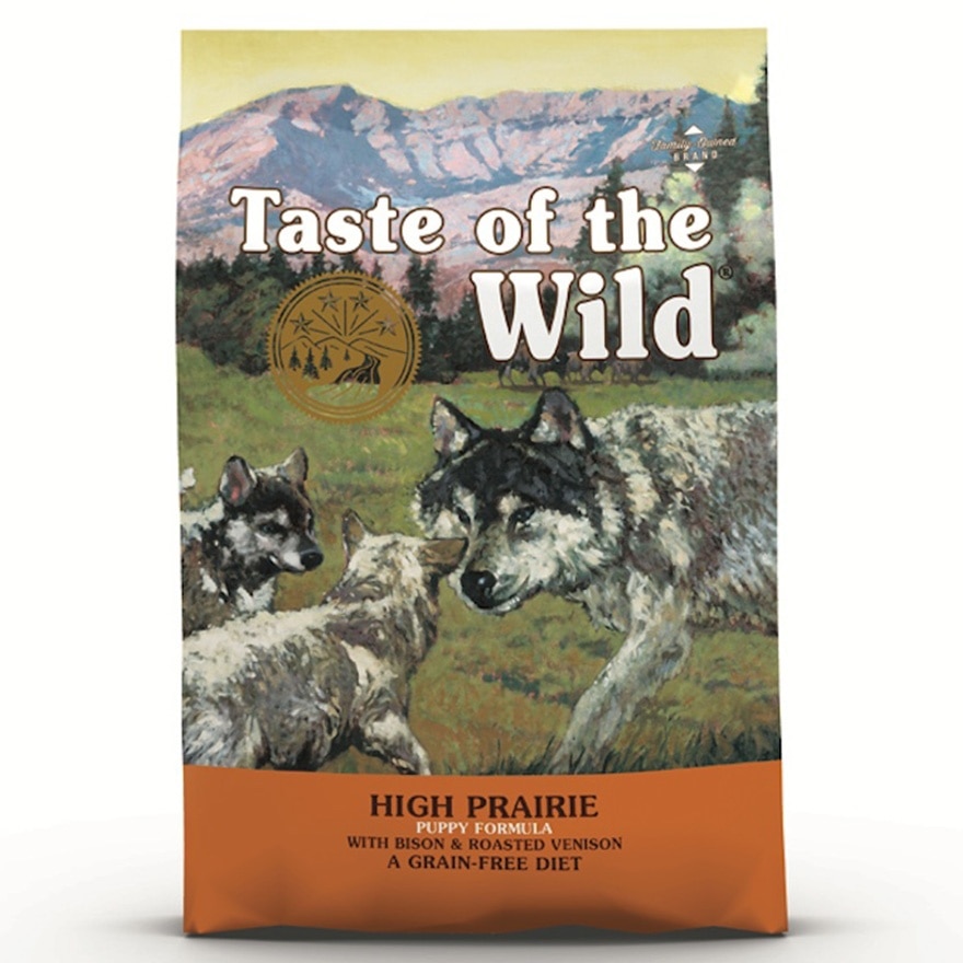 High Prairie Puppy®  with Bison & Roasted Venison  5.6kg｜Spend $200, $300 or $400, get 1 gift｜(FREE DELIVERY UPON $300; SUPPLIER DELIVERY–5 WORKING DAYS)