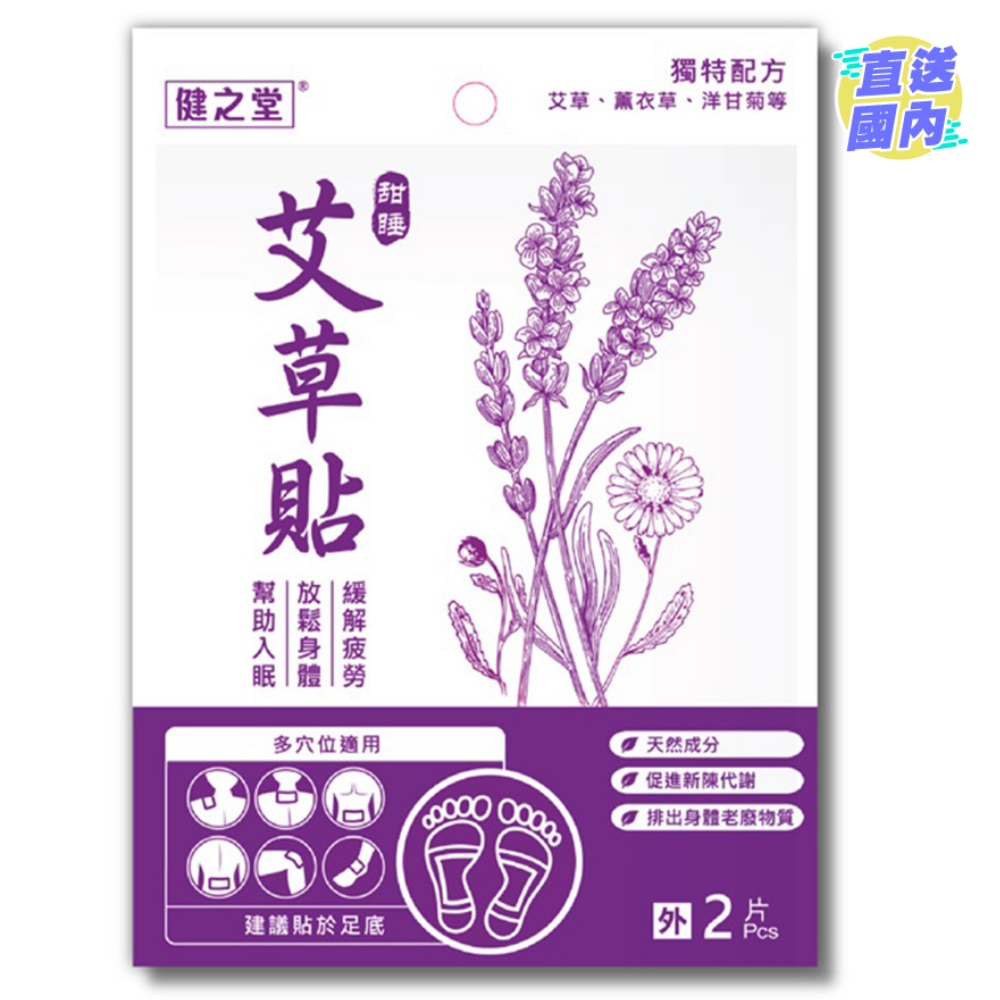 甜睡去濕艾草足貼 2片