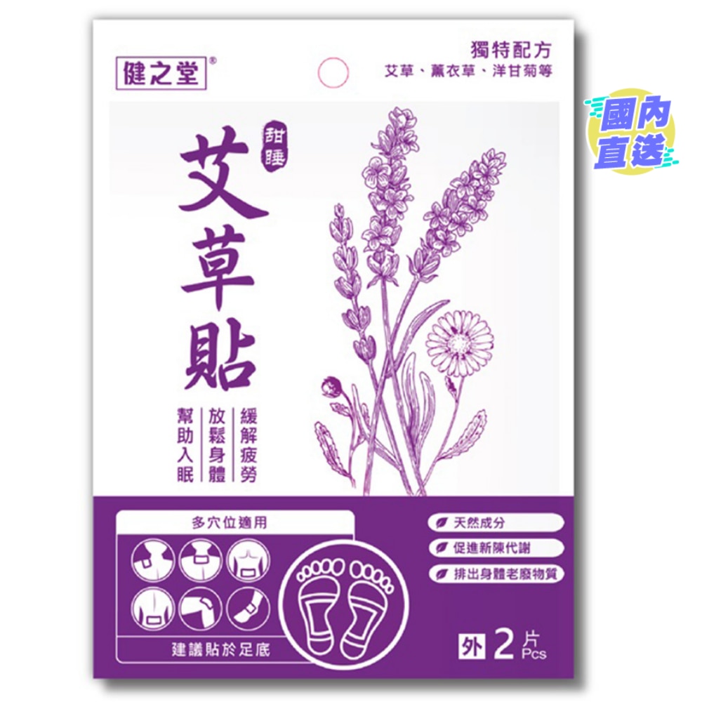 甜睡去濕艾草足貼 2片
