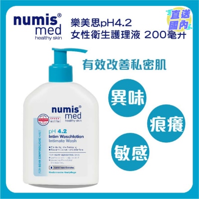 NUMIS MED NUMIS MED INTIMATE WASH PH 4.2 200ML