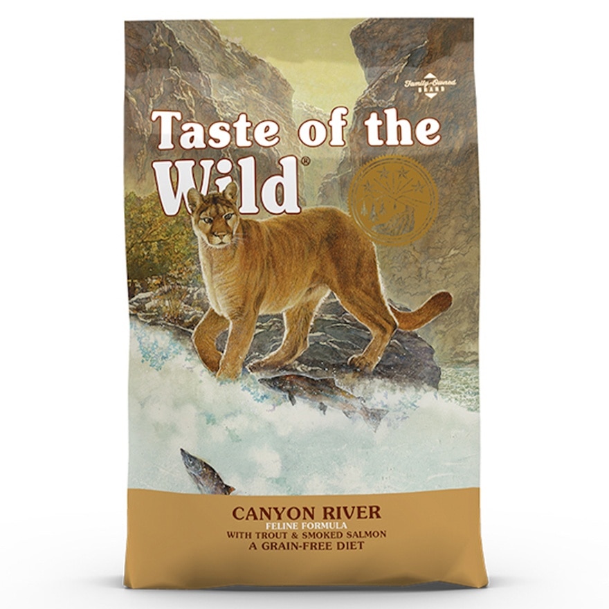 Canyon River Feline® Formula with Trout & Smoked Salmon 6.6kg｜Spend $200, $300 or $400, get 1 gift｜(FREE DELIVERY UPON $300; SUPPLIER DELIVERY–5 WORKING DAYS)