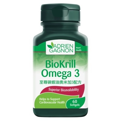 ADRIEN GAGNON Biokrill omega 3 (60 softgels)