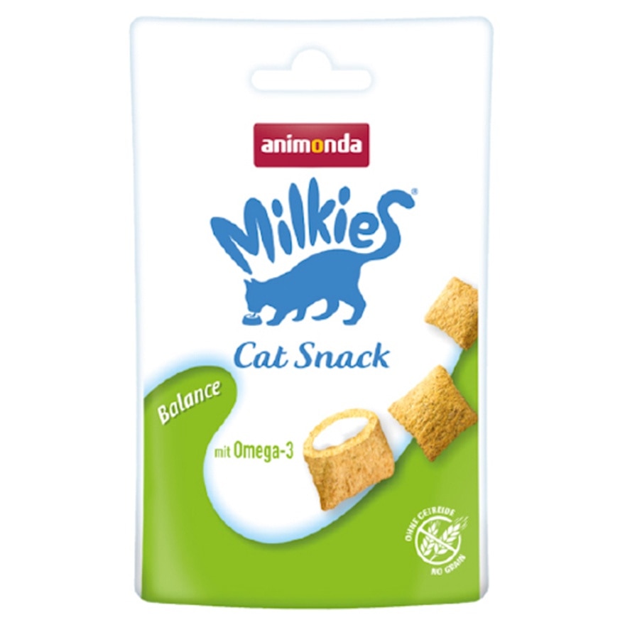 Milkies 猫小食无谷物牛奶夹心饼30g（关节护理） ;買滿$300貓食品即送汁煮煙燻三文魚&鱒魚主食罐1pc ($300免運;商家直送-5個工作天內送到府上)