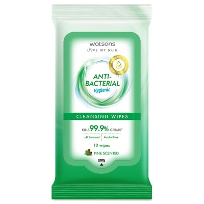 WATSONS HYGIENIC CLEANSING WIPES 10S X 3PKS