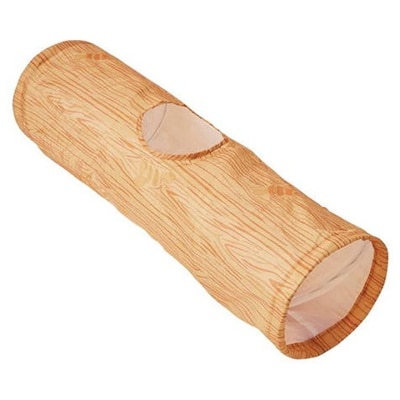 PETIO necoco Wood Grain Shaka Shaka Cat Tunnel｜Spend $200, $300 or $400, get 1 gift(FREE DELIVERY UPON $300; SUPPLIER DELIVERY–5 WORKING DAYS)