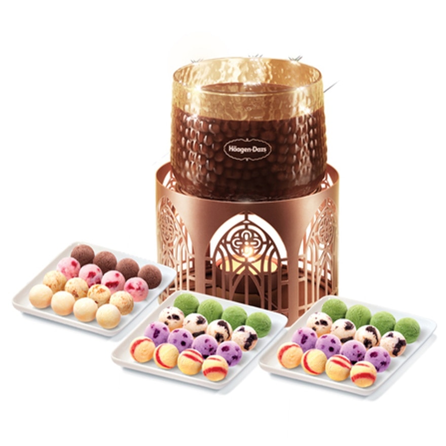 (Takeaway e-Voucher) Häagen-Dazs™ Fondue Deluxe Set (Last Redemption Date: 24 Apr 2025)