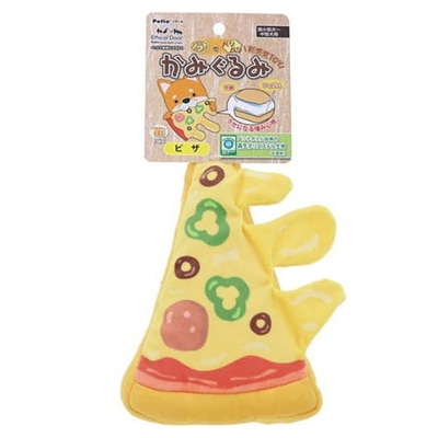 PETIO Ethical Door Dog Stuffed Toys(Pizza)｜PETIO Series Buy $300 Free  MPBL Care Wet wipe 1pc(FREE DELIVERY UPON $300; SUPPLIER DELIVERY–5 WORKING DAYS)