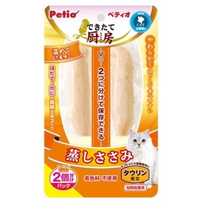 PETIO Petio DEKITATECHUBO Cat Steamed Chicken Tenders 2P｜PETIO Series Buy $300 Free  MPBL Care Wet wipe 1pc(FREE DELIVERY UPON $300; SUPPLIER DELIVERY–5 WORKING DAYS)