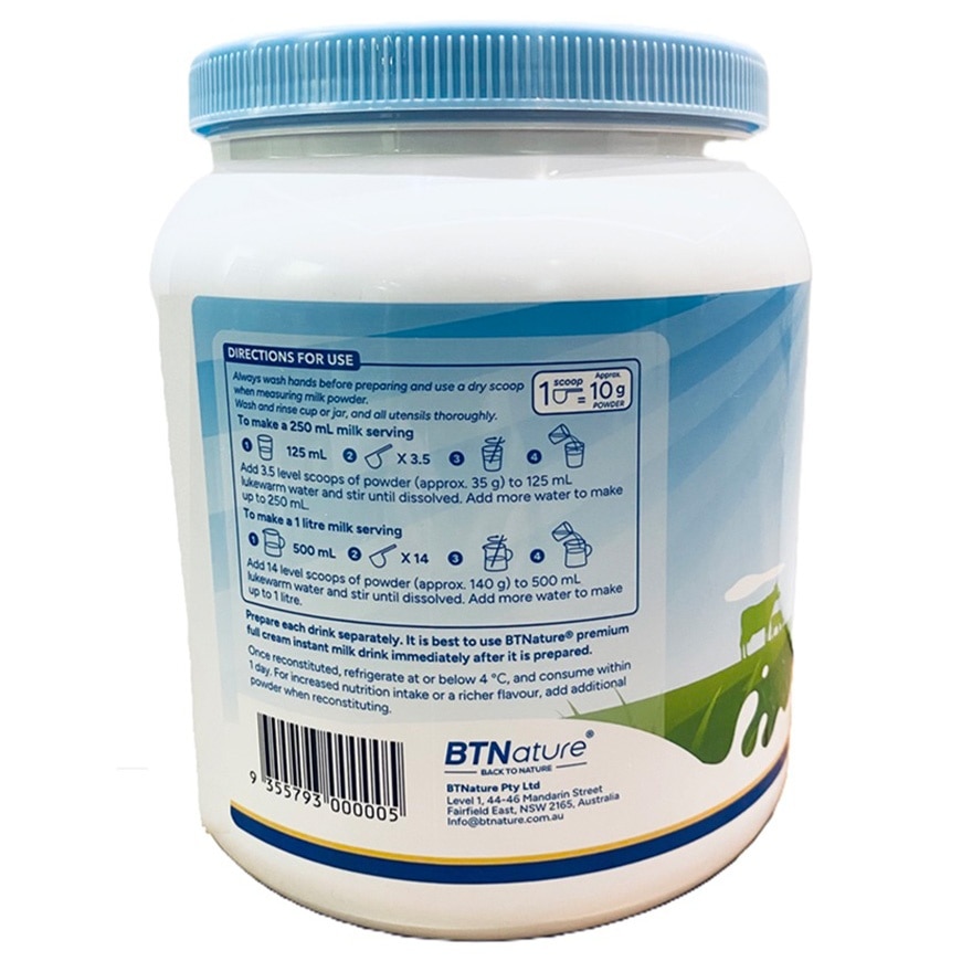 BT NATURE  FULL CREAM MILK POWDER 1KG