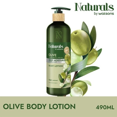 NATURALS BY WATSONS OLIVE BODY LOTION 490ML