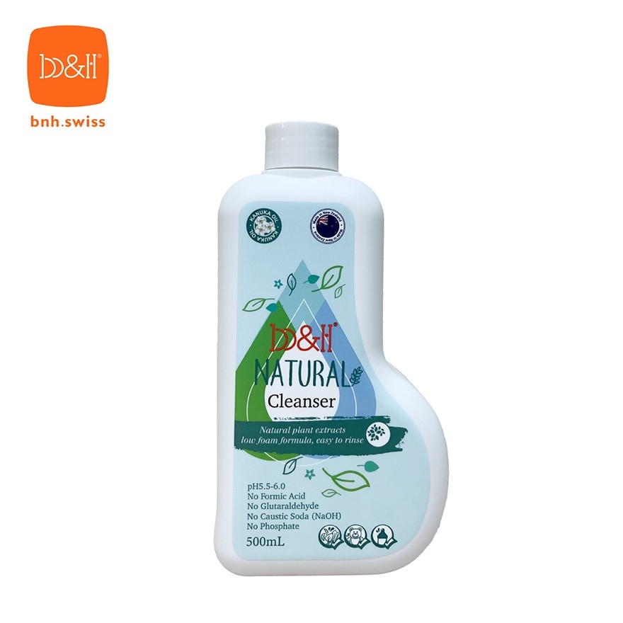 b&h Natural Cleanser for Baby Accessories, fruits & Vegetables Value Pack (500ml pump + 500ml refill + 30ml travel pack) (Made in New Zealand)