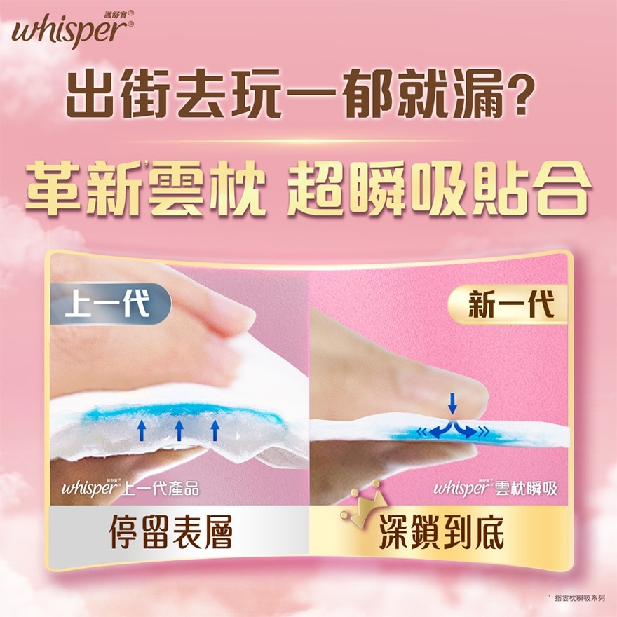 Whisper AIR DRY Liner 32cm 8S