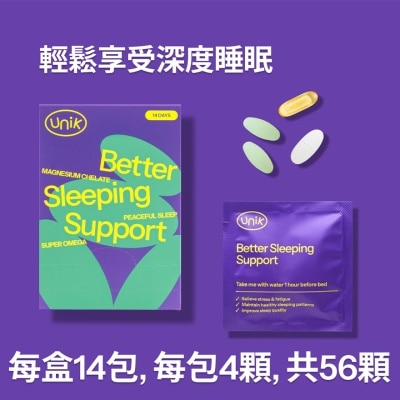 UNIK BETTER SLEEPING SUPPORT 14 DAYS