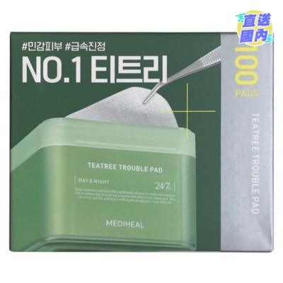 MEDIHEAL 茶樹舒緩抗痘柔膚棉 (100入)